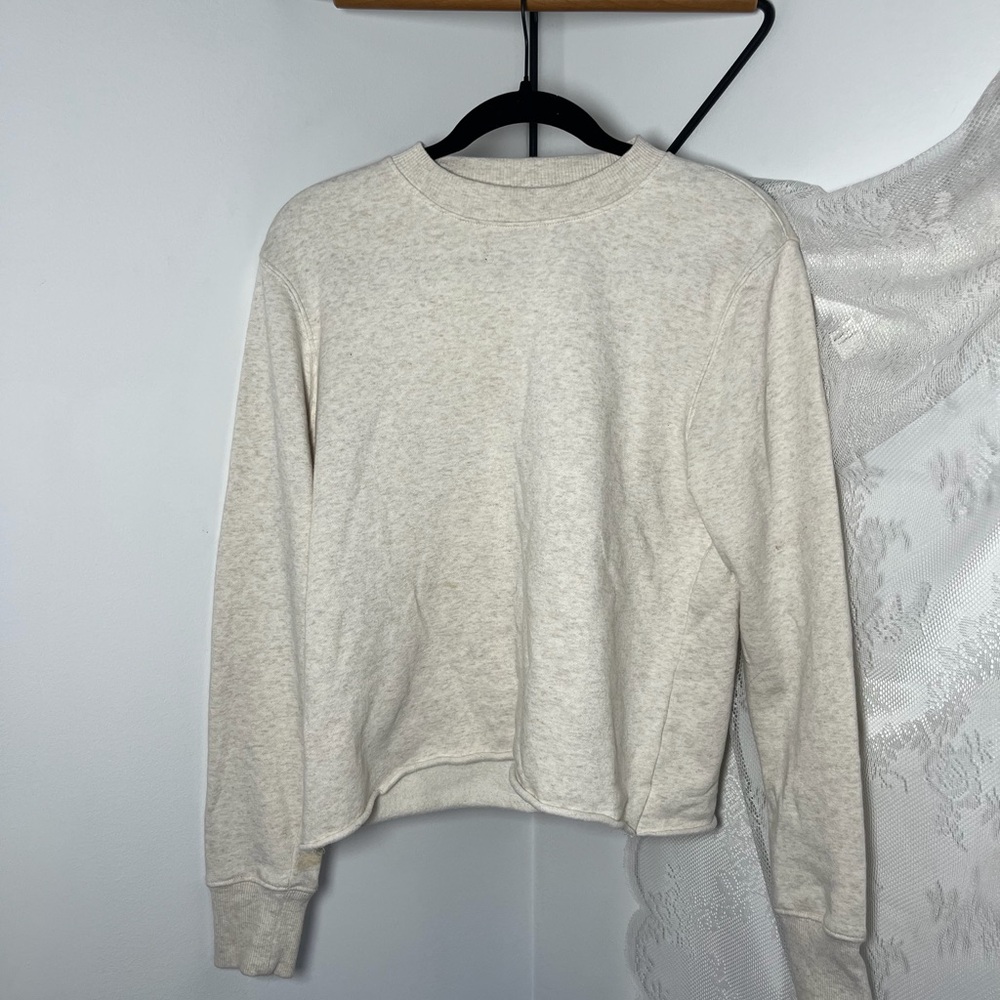 Goodfellow & Co Women's Cream Crew Neck Sweater